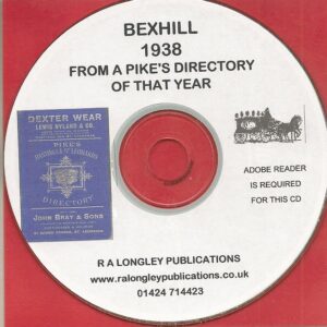 Sussex Kelly's's Directory 1964 CD Bexhill 